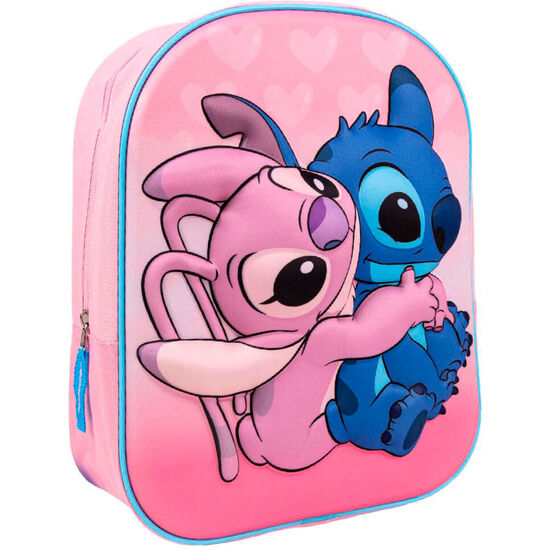 MOCHILA 3D ANGEL STITCH DISNEY 31CM image 0