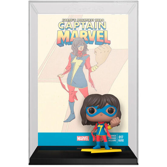 FIGURA POP COMIC COVERS MARVEL CAPTAIN MARVEL EXCLUSIVE image 1