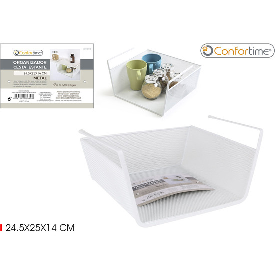 CESTA ORGANIZ COCINA 24.5X25X14CM CONFORTIME image 0