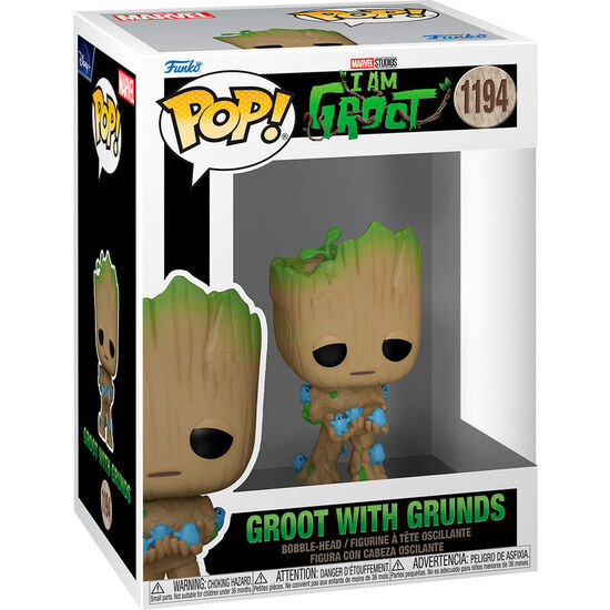 FIGURA POP MARVEL I AM GROOT - GROOT WITH GRUNDS image 0