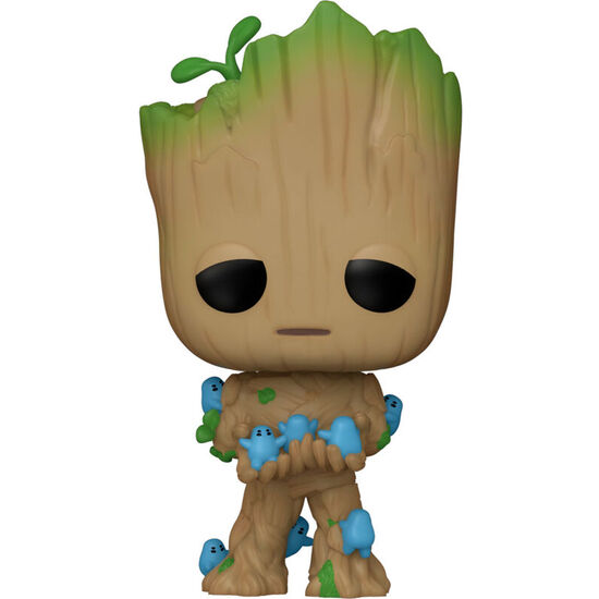FIGURA POP MARVEL I AM GROOT - GROOT WITH GRUNDS image 1