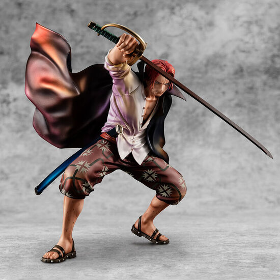 FIGURA SHANKS RED HAIRED PLAYBACK MEMORIES ONE PIECE 21,5CM image 0