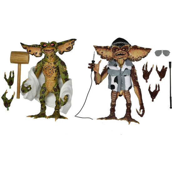 PACK DE 2 FIGURAS TATTOO GREMLINS - GREMLINS 2 18CM image 0