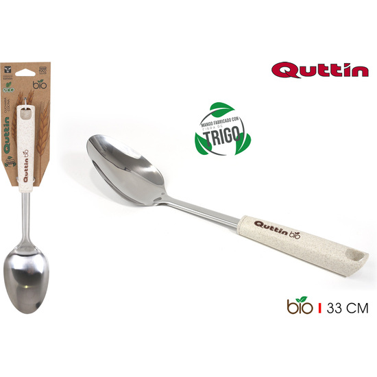 CUCHARA 33CM NATURAL QUTTIN image 0