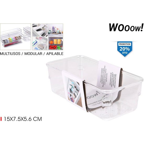 ORGANIZADOR PS 15X7.5X5.6CM WOOOW image 0
