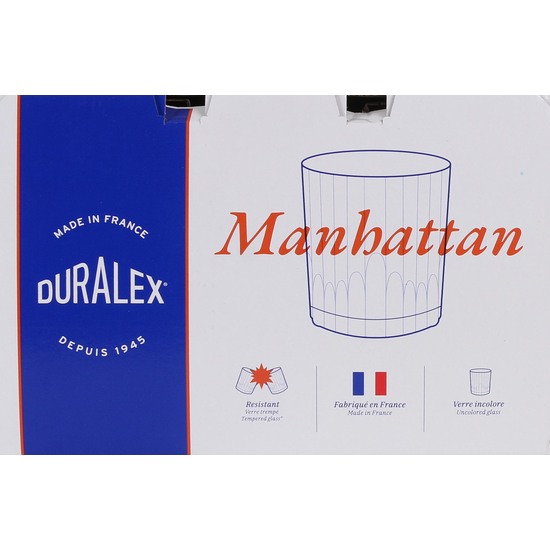 SET 6 VASOS TRANSPARENTE 31CL MANHATTAN image 3