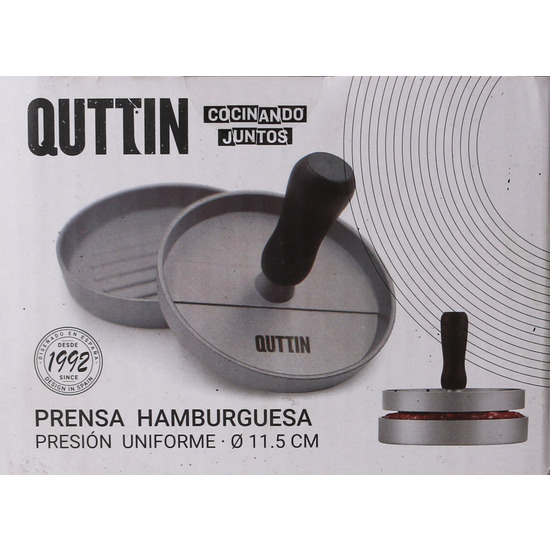 PRENSA HAMBURGUESA METAL QUTTIN image 1