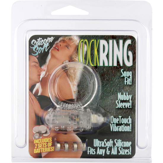 COCKRING SILICON VIBR CLEAR image 1