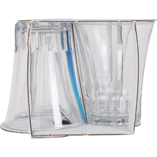 SET 4 VASOS TRANSPARENTE 17CL AMALFI image 2