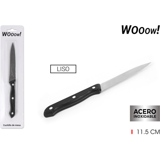 CUCHILLO COCINA LISO 11.5CM WOOOW image 0