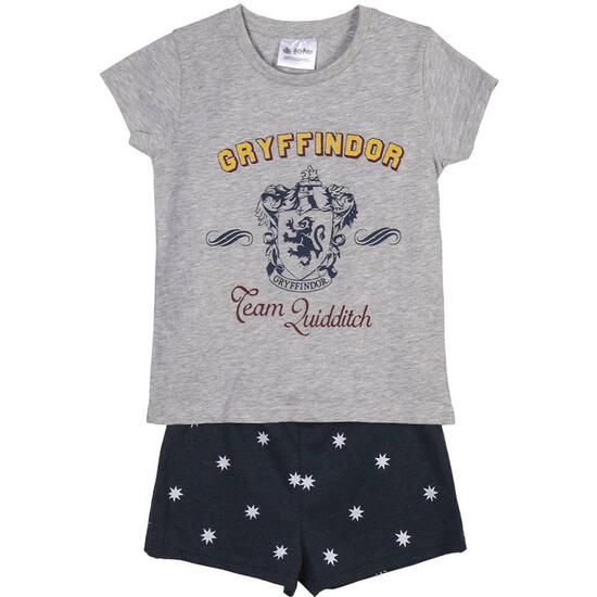 PIJAMA CORTO SINGLE JERSEY PUNTO HARRY POTTER GRAY image 0