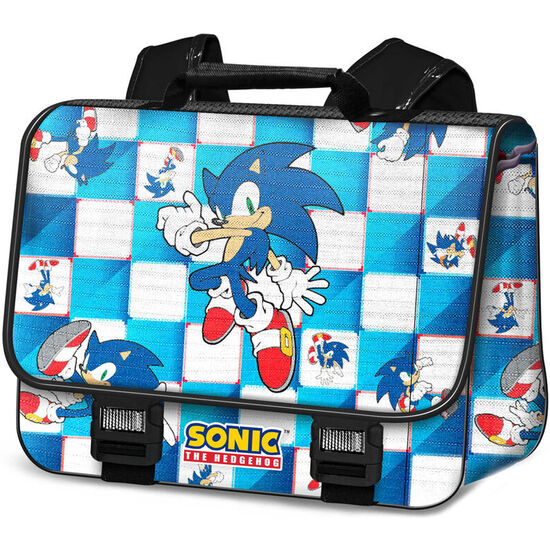 MOCHILA CARTERA BLUE LAY SONIC THE HEDGEHOG image 0