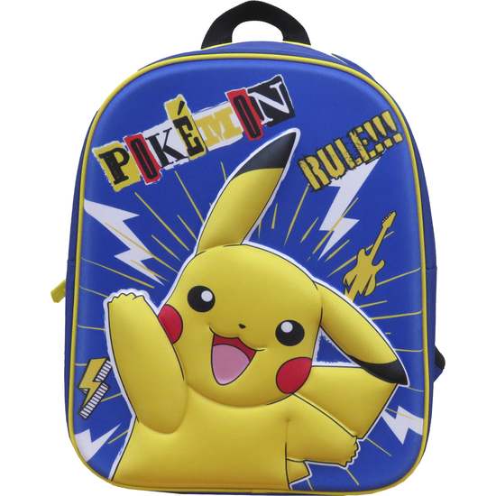 MOCHILA 3D PIKACHU POKEMON 30CM image 0