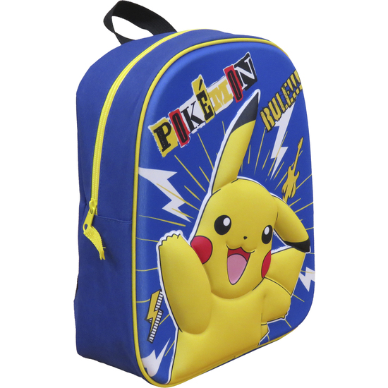 MOCHILA 3D PIKACHU POKEMON 30CM image 1