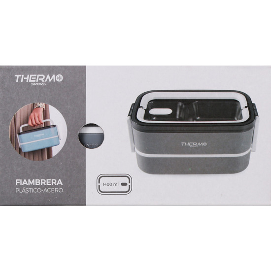 SET2 FIAMBRERA PLASTACERO 1400ML THERMOS image 1