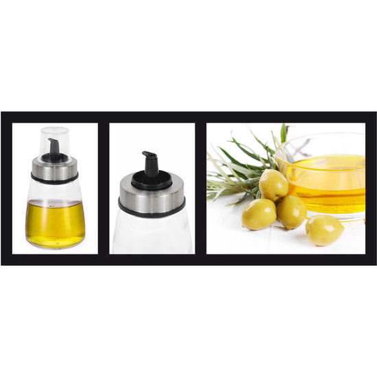ACEITERA VIDRIO 200ML C/TAPON QUTTIN image 7