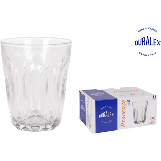 SET 6 VASOS TRANSP. 25CL PROVENCE image 0