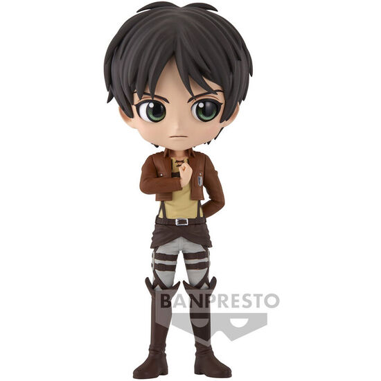 FIGURA EREN YEAGER VER.A ATTACK ON TITAN Q POSKET 14CM image 0