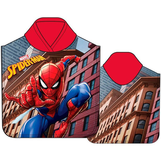 PONCHO TOALLA SPIDERMAN MARVEL MICROFIBRA image 0