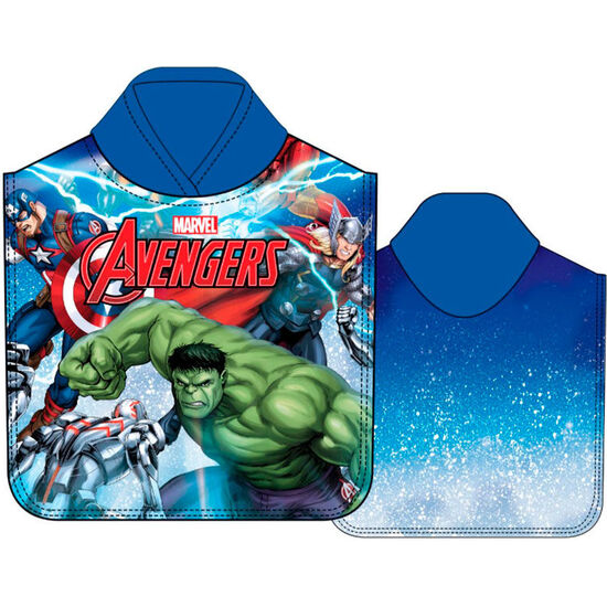 PONCHO TOALLA LOS VENGADORES AVENGERS MARVEL MICROFIBRA image 0