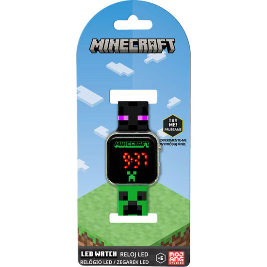 RELOJ LED MINECRAFT image 0