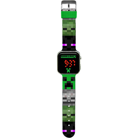 RELOJ LED MINECRAFT image 1