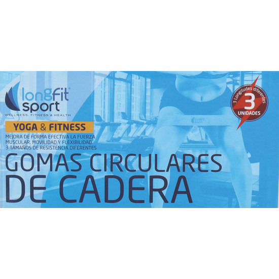 SET 3 GOMAS CIRCULARES CADERA LONGFIT SPORT image 1