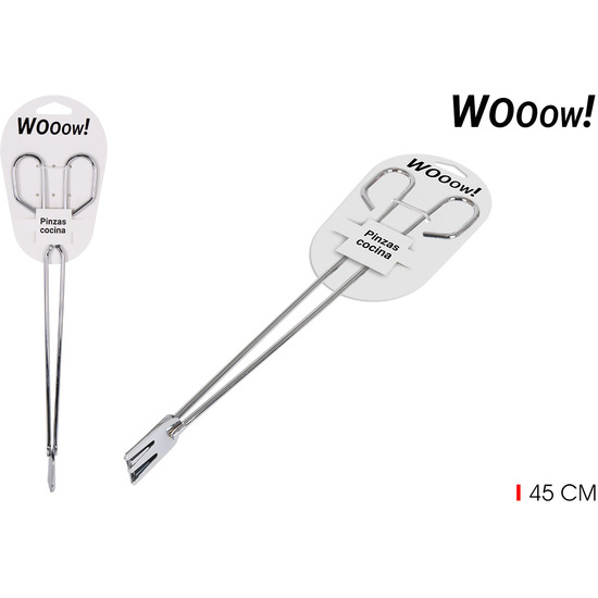 PINZAS COCINA CR INOX.35CM WOOOW image 0