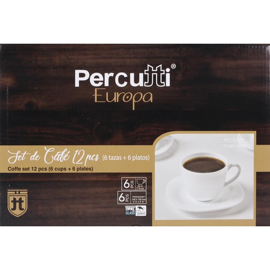 SET CAFE 12 PCS OPAL PERCUTTI image 3