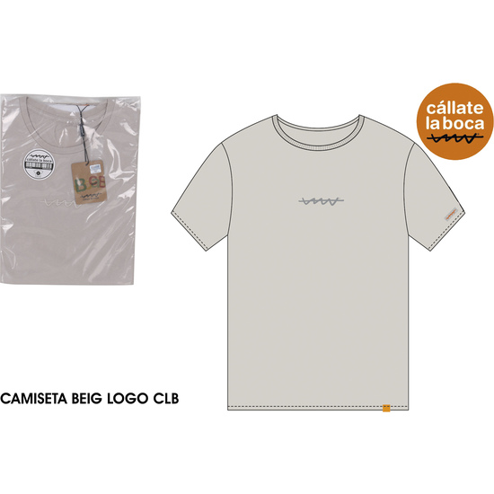 CAMISETA BEIG CLB T/XL LOGO image 0