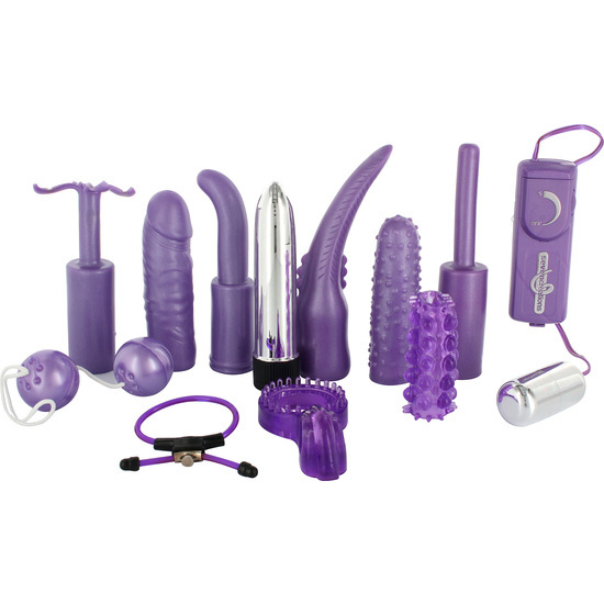 DIRTY DOZEN SEX TOY KIT PURPLE image 0