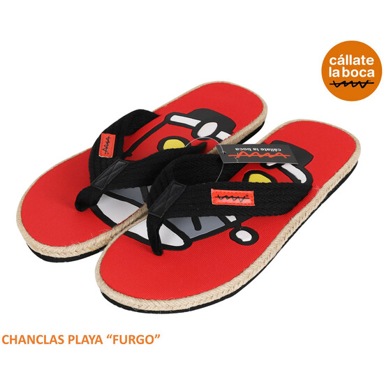 CHANCLAS PLAYA T.41 CLB ROJO FURGO image 0