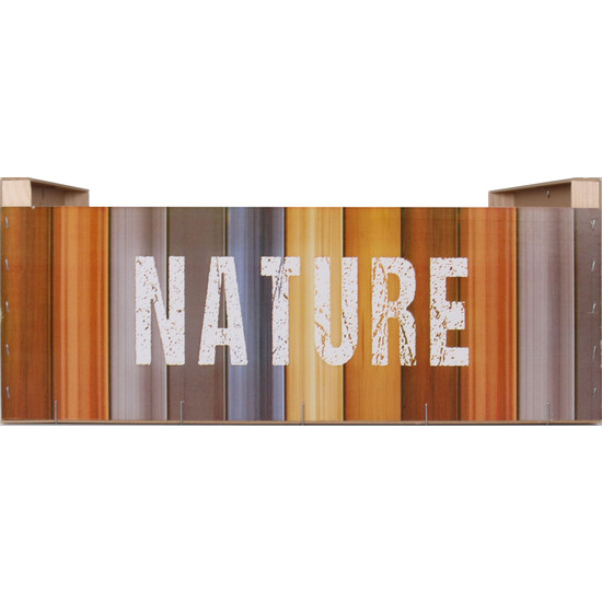 CAJA WOOD BRILLO58X39X21 NATURE CONFORTIME image 1