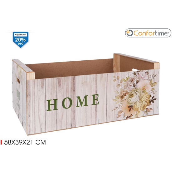 CAJA WOOD BRILLO58X39X21 SWEET H. CONFORTIME image 0