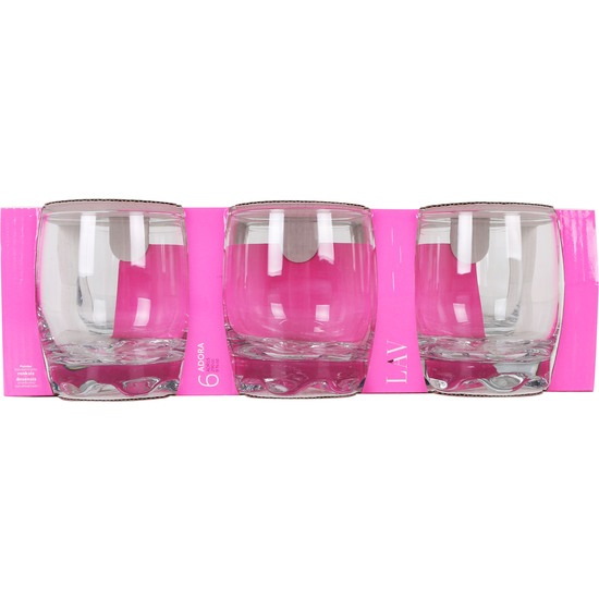 SET 6 VASOS AGUA 290CC ADORA image 1