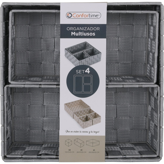 SET 4 ORGANIZADORES MULTIUSO PP-CONFORTIME image 3