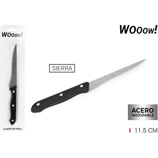 CUCHILLO COCINA SIERRA 11.5CM WOOOW image 0