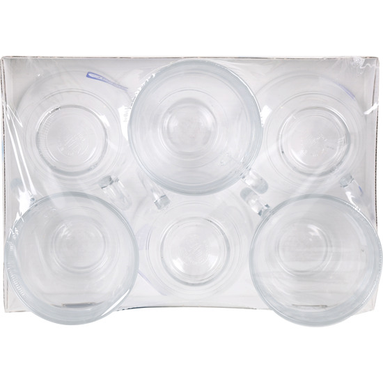 CLEAR CUP W/HANDLE 220CC  image 3