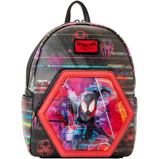 MOCHILA LENTICULAR CRUZANDO EL MULTIVERSO SPIDERMAN MARVEL LOUNGEFLY 27CM image 0