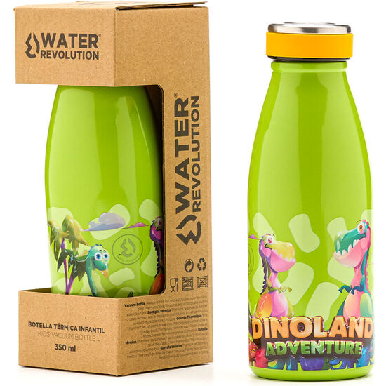 BOTELLA DINOLAND TERMO 400ML WATER REVOLUTION image 1