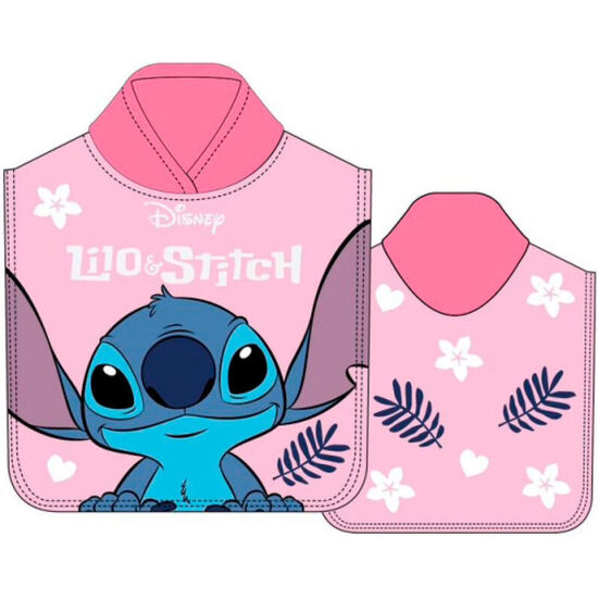 PONCHO TOALLA STITCH DISNEY MICROFIBRA image 0