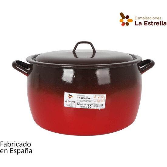 ROUND COOKING POT W/LID 30CM-15L  image 0