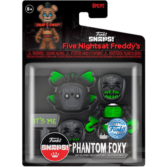 FIGURA SNAPS! FIVE NIGHTS AT FREDDYS PHANTOM FOXY EXCLUSIVO image 1