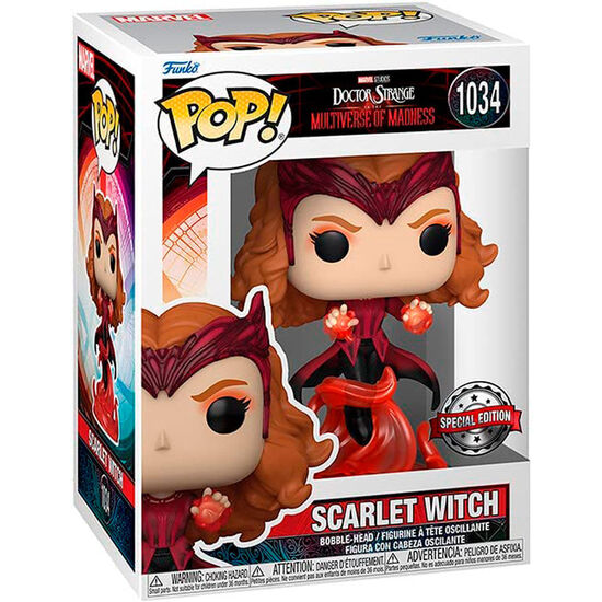 FIGURA POP MARVEL DOCTOR STRANGE MULTIVERSE OF MADNESS SCARLET WITCH EXCLUSIVE image 1