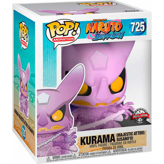 FIGURA POP NARUTO SHIPPUDEN KURAMA EXCLUSIVE image 1