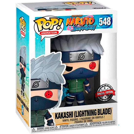 FIGURA POP NARUTO SHIPPUDEN KAKASHI LIGHTNING BLADE EXCLUSIVE image 1