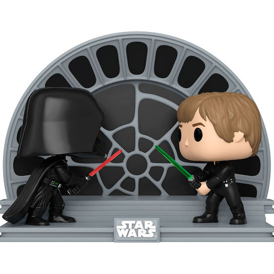 FIGURA POP STAR WARS 40TH DARTH VADER VS LUKE SKYWALKER image 1