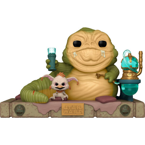 FIGURA POP STAR WARS 40TH JABBA THE HUTT & SALACIOUS B CRUMB image 1