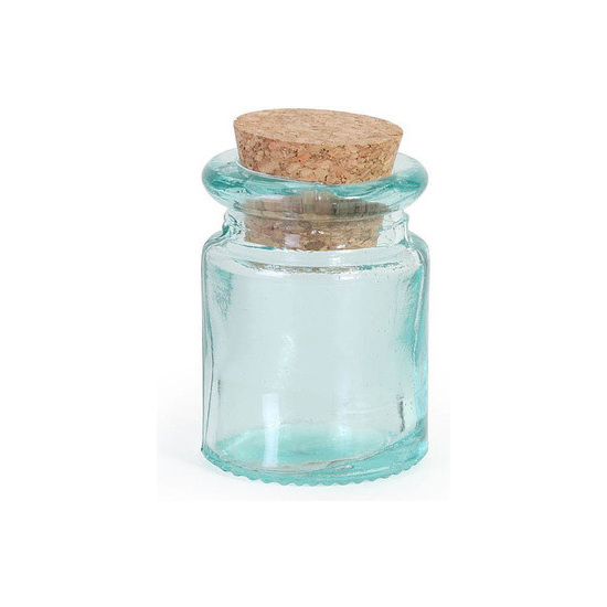 MINI GLASS JAR 5.5X4CM W/CORK  image 1