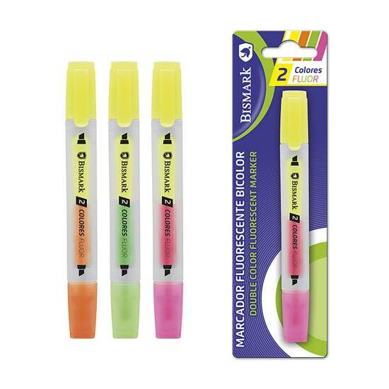 ROTULADOR FLUOR BISMARK BICOLOR image 0